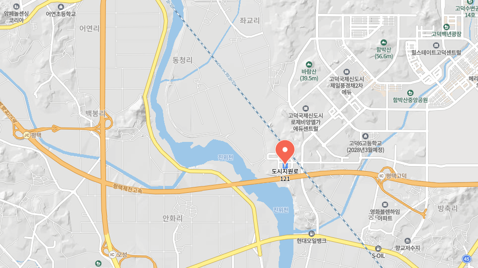 연구소 위치 지도